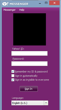eroare yahoo messenger pe windows 8.1