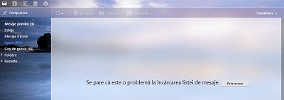 problema yahoo mail incarcare mailuri in browser