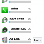 consum baterie aplicatie AppLock