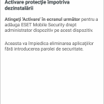 Eset - Aplicatie antivirus pentru telefon (5)