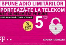 Oferta portare Telekom cu 3 luni gratuite la abonamentul Mobil 5 Oferta portare Telekom cu 3 luni gratuite la abonamentul Mobil 5