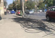 Probleme cabluri cazute, lasate, atarnate sau rupte RCS – RDS (Digi), UPC, Telekom, Akta Probleme cabluri cazute