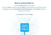 Redirectionare akta.ro pe digi.ro – Toate drumurile duc la Digi Redirectionare akta.ro pe digi.ro - Toate drumurile duc la Digi