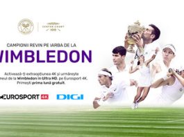 Turneul Wimbledon se vede gratuit la Digi pe Eurosport 4k1