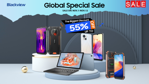 Top oferte Blackview in cadrul AliExpress 11.11 Super Sale cu reduceri de pana la 55%