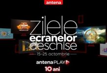 Zilele Ecranelor Deschise in octombrie la Antena Play Zilele Ecranelor Deschise in octombrie la Antena Play