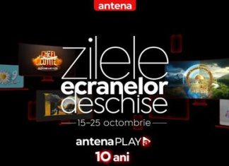 Zilele Ecranelor Deschise in octombrie la Antena Play Zilele Ecranelor Deschise in octombrie la Antena Play